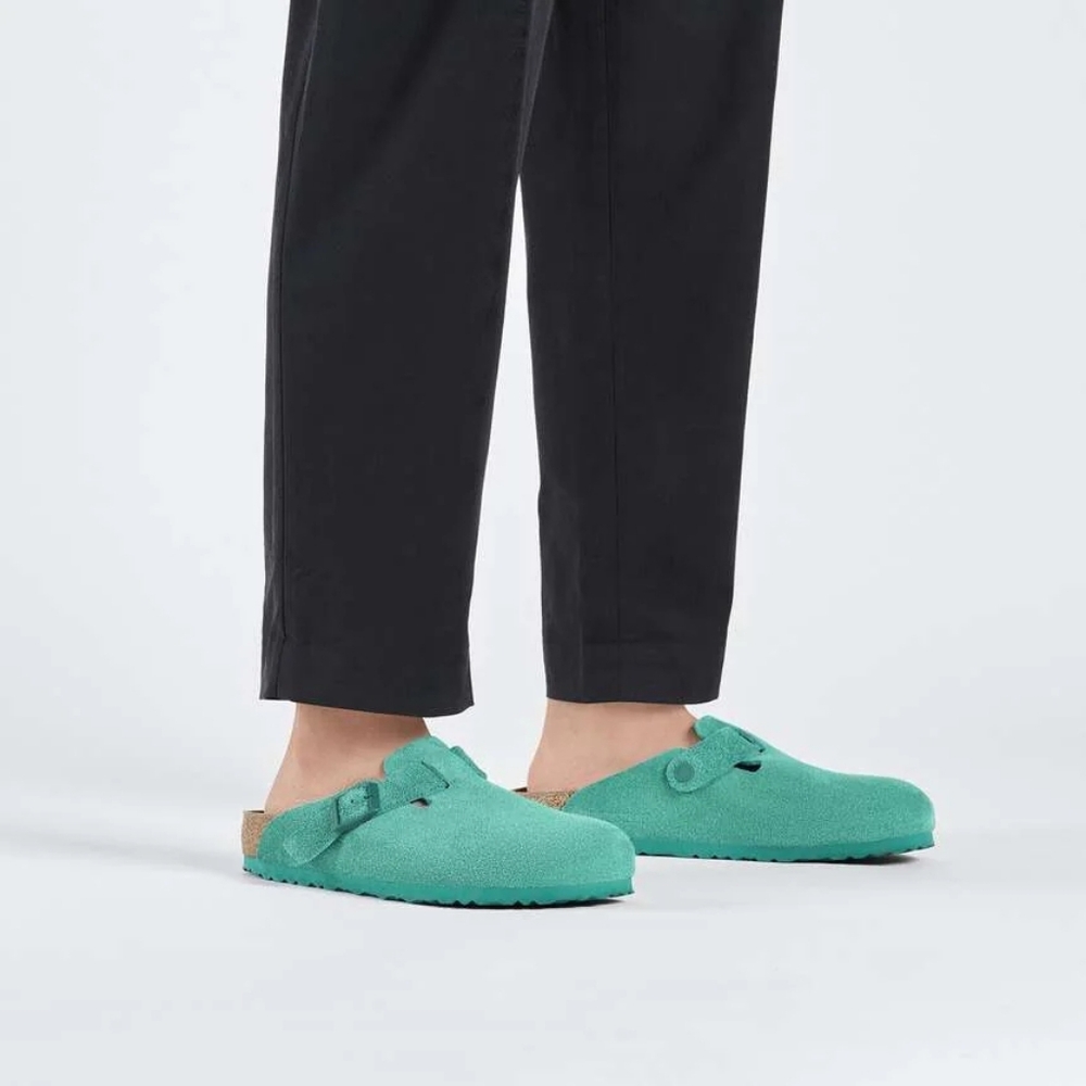 Nwt Birkenstock Boston Color Digital Green - Picture 4 of 11